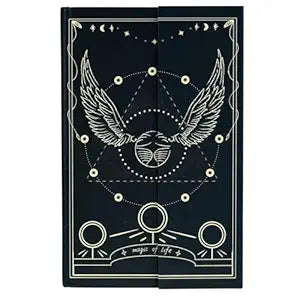 Harry Potter Hardcover Journal Dairy, Vintage Writing Paper Notebook, 92 sheets (192 Pages) Size 5 * 7 inch (Triangle)