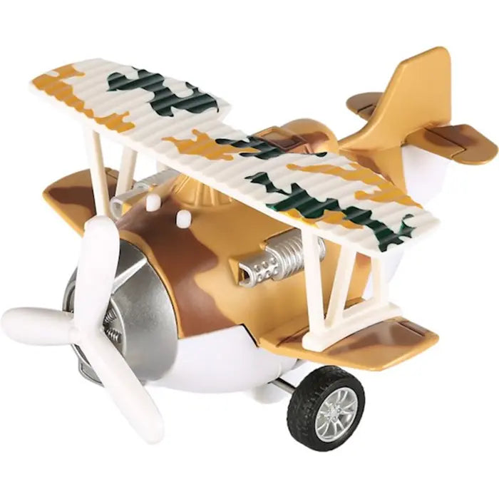 Die Cast Metal Pull Back Plane | 11.5 CM | Light & Music | Collectible Gift