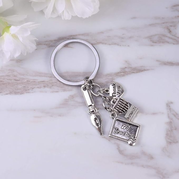 Teacher's Day Gift Keychain | Thanksgiving Teacher Gifts, Size 6-7 CM