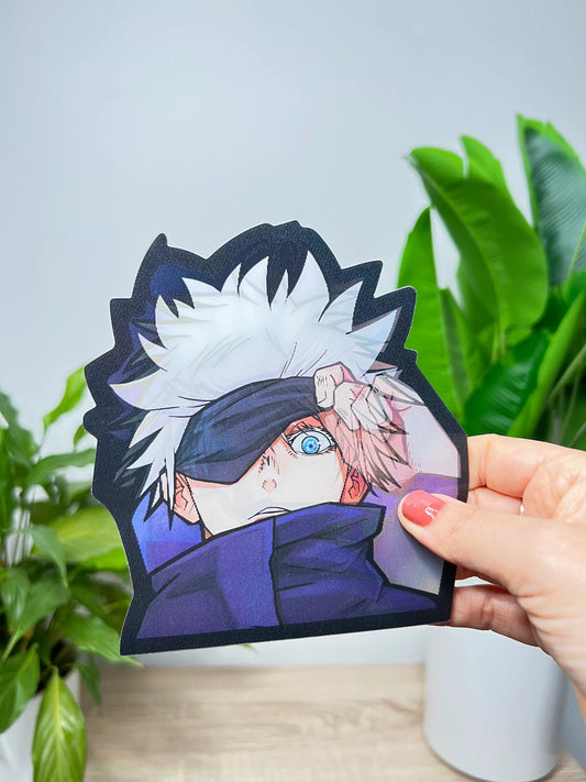 Jujutsu Kaisen Satoru Gojo 3D Lenticular Motion Sticker – Anime Peeker Decal
