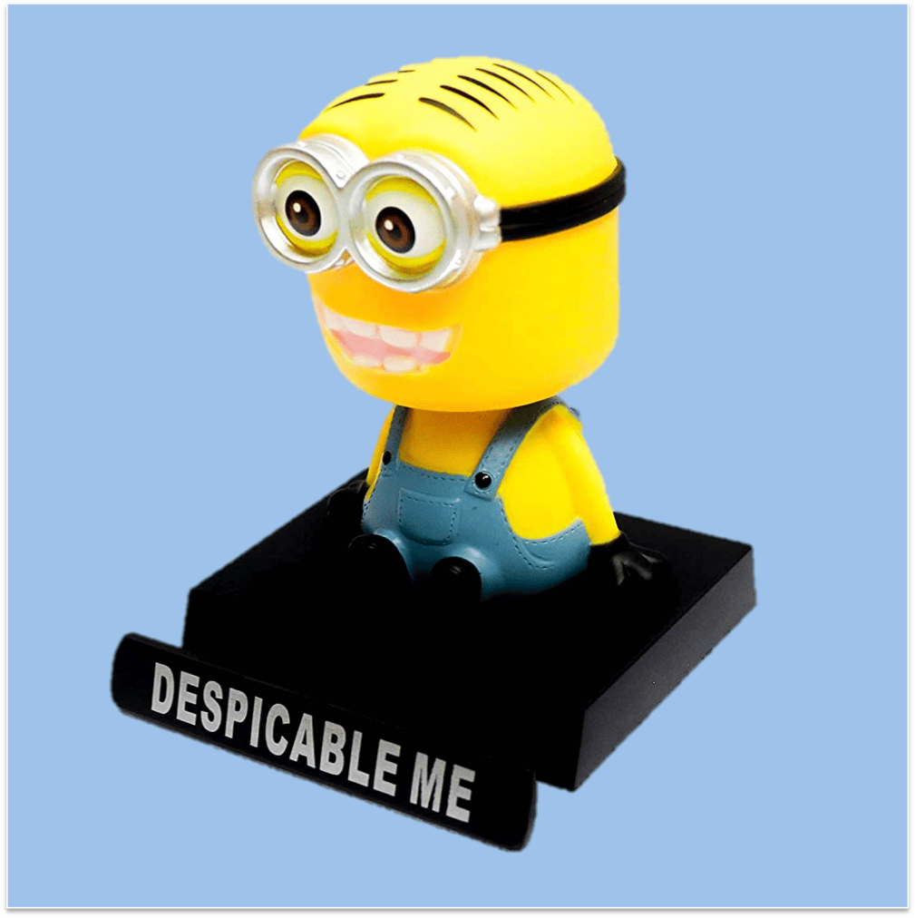 Minion PVC Bobblehead + Phone Holder | Movie ; Despicable Me |