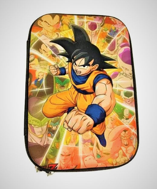 Dragon Ball Z 3D Embossed Pencil Case, Large Capacity Stationery Case Size 22x15 cm