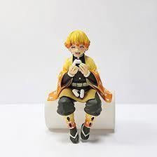 Demon slayer Zenitsu Sitting 13 Cm| Limited Edition Collectible Action Figure