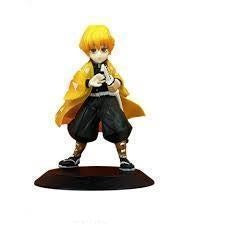 Demon Slayer Zenitsu Small Round Base 11 Cm|| Limited Edition Collectible Action Figure
