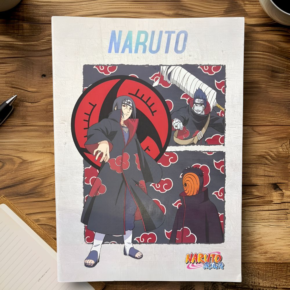 Naruto B5 Softbound Notebook Set - Itachi Uchiha Design