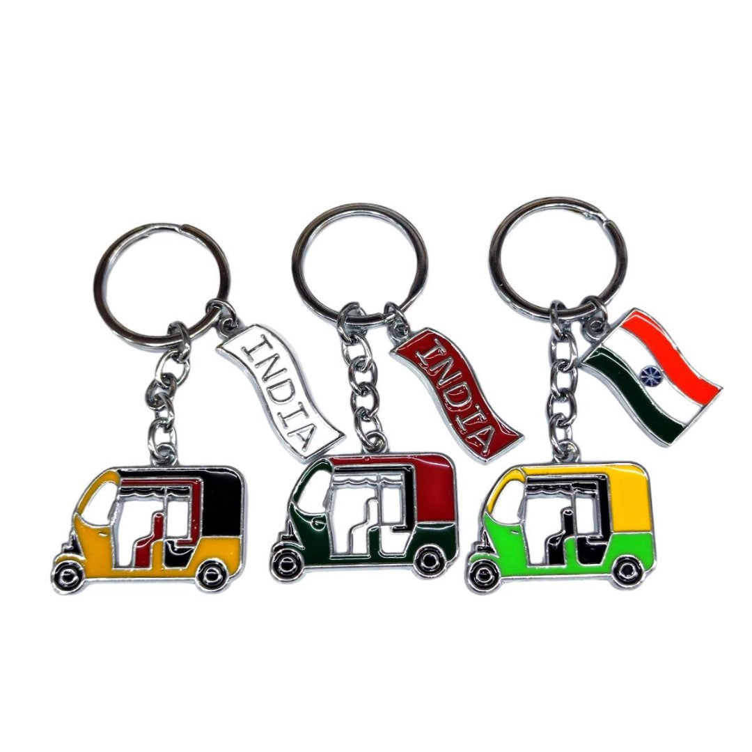 Auto Keychain Random Design | Durable and Stylish Metal Keychain for Car Lovers
