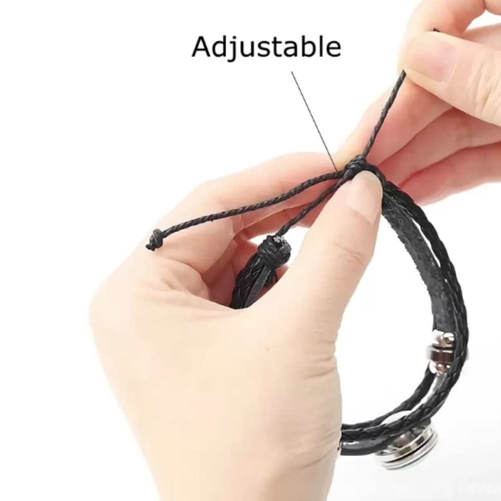 Naruto Bracelet Gifts for Men Faux Leather Layer Bangle Bracelet