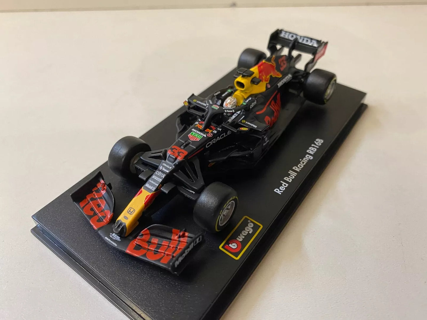 Bburago 1:43 Red Bull Racing RB16B – Max Verstappen Diecast Model Car