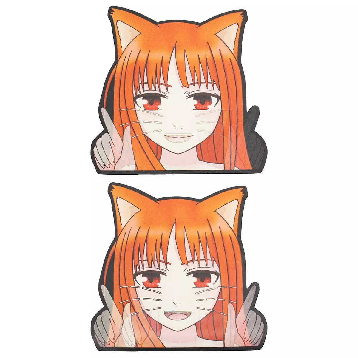 Spice and Wolf Holo 3D Anime Car Sticker – Waterproof & Durable