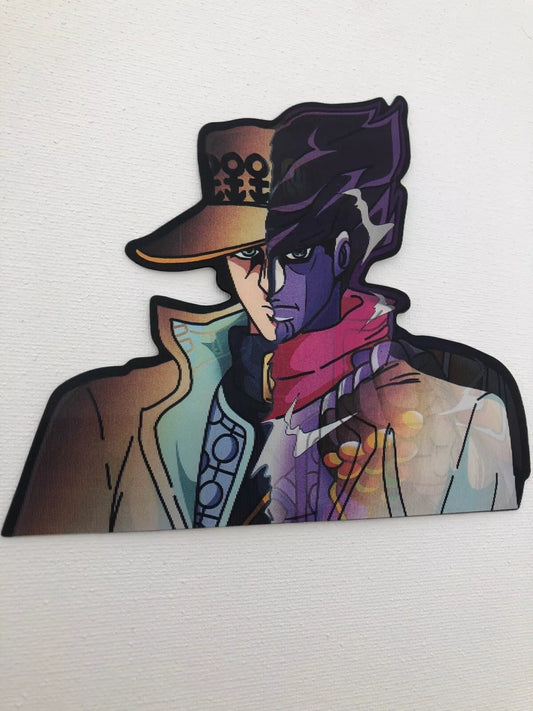 Jojo’s Bizarre Adventure Jotaro Kujo 3D Lenticular Motion Sticker – Anime Decal
