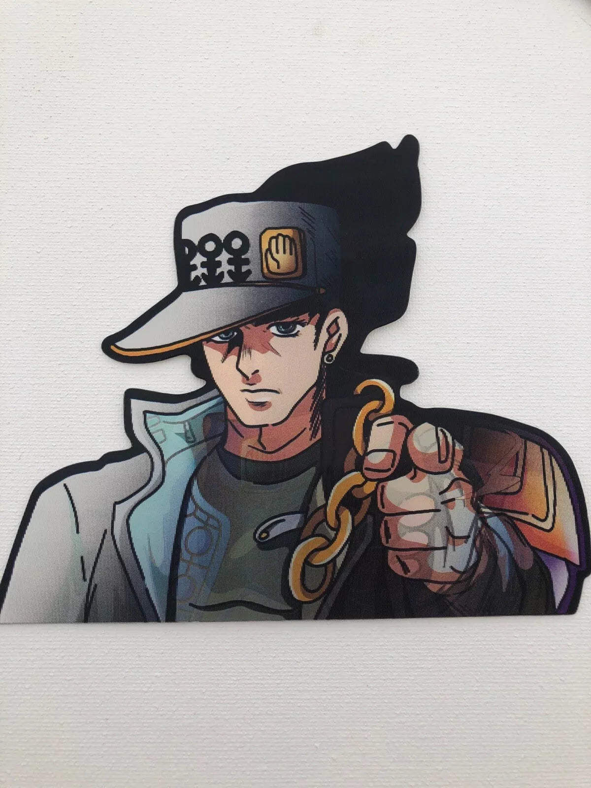 Jojo’s Bizarre Adventure Jotaro Kujo 3D Lenticular Motion Sticker – Anime Decal