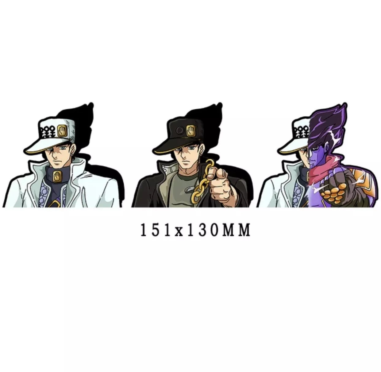 Jojo’s Bizarre Adventure Jotaro Kujo 3D Lenticular Motion Sticker – Anime Decal