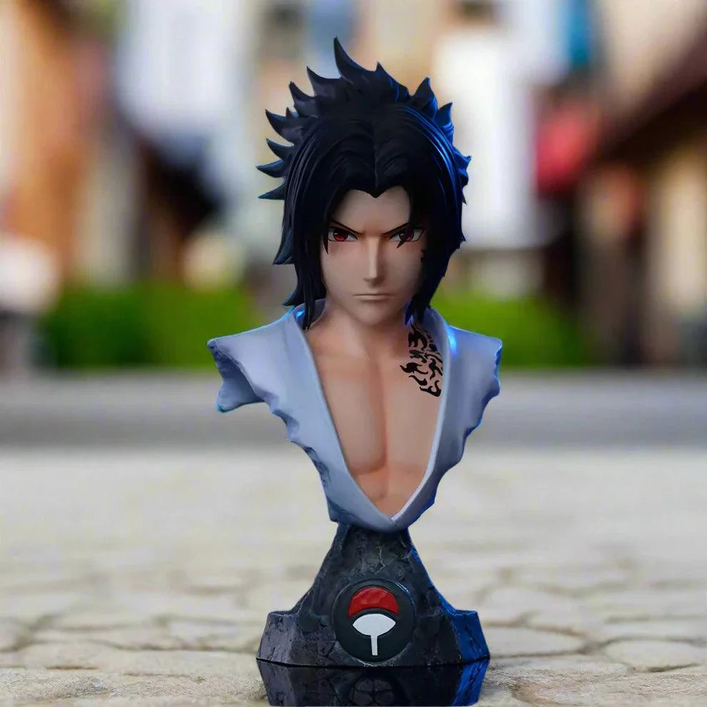Naruto Sasuke Uchiha Anime Bust Figure – 15cm PVC Collectible Statue