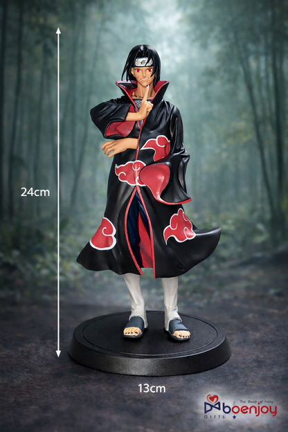 Naruto Itachi Uchiha Action Figure 24cm – Premium Anime Collectible Statue with Base