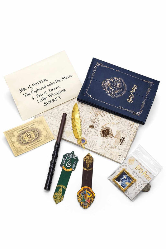 Premium Wizard Gift Box Set with Diary, Wand, Quill & Vintage Accessories – Magical Gift Kit for Kids & Collectors