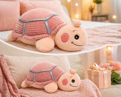 Tina the Turtle Plush Toy – Cute Pink Soft Stuffed Animal for Kids, 28 cm Cuddly Soft Toy Gift for Babies Girls Boys