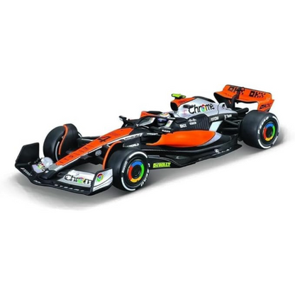 Bburago 1:43 2023 F1 MCL60 #4 British GP Lando Norris Die-Cast Alloy Formula 1 Racing Car Model