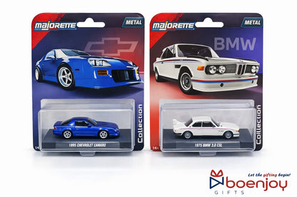 Majorette Die-Cast Metal Toy Car – 1995 Chevrolet Camaro & 1975 BMW 3.0 CSL Hot Wheels(SET OF 2) | 1:64 Scale Collectible Model Cars for Kids & Collectors| COD NOT AVAILABLE