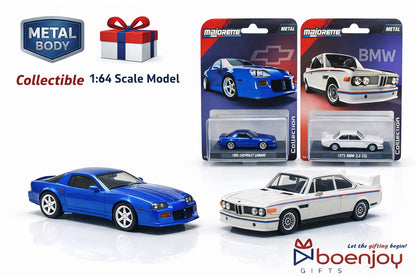 Majorette Die-Cast Metal Toy Car – 1995 Chevrolet Camaro & 1975 BMW 3.0 CSL Hot Wheels(SET OF 2) | 1:64 Scale Collectible Model Cars for Kids & Collectors| COD NOT AVAILABLE