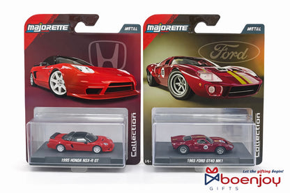 Majorette Die-Cast Car Set – Honda NSX-R GT 1995 & Ford GT40 MK1 1965 Hot Wheels | Metal Collectible Miniature Cars for Kids, Adults & Collectors|COD NOT AVAILABLE