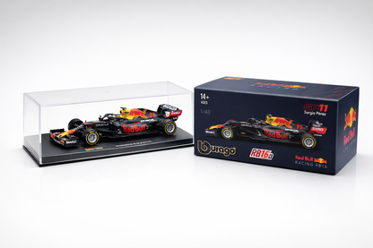 Red Bull Racing RB16B Formula 1 Diecast Model Car (1:43 Scale) – Bburago F1 Collectible Toy with Display Case
