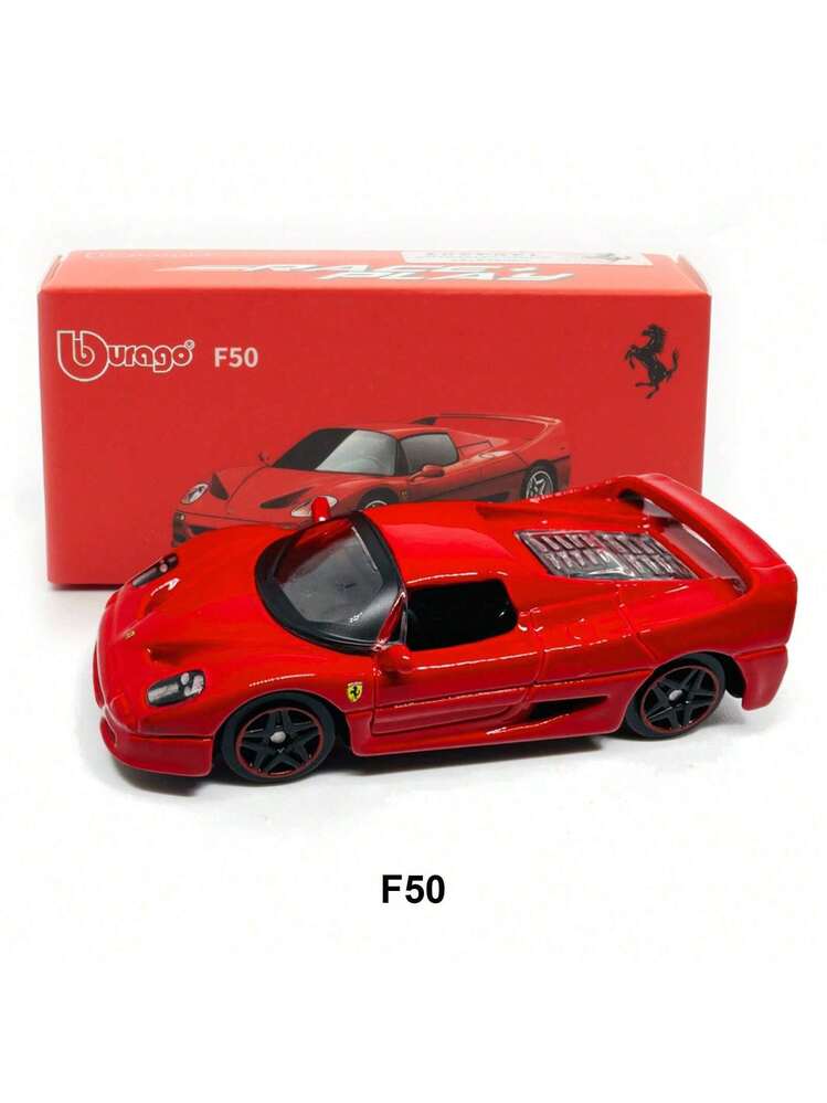Bburago Ferrari F50 1:64 Scale Die-Cast Model Car – Red Sports Car Collectible | COD Not Available