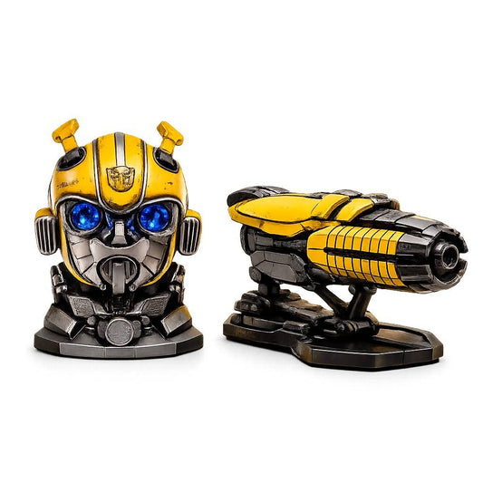 Bumblebee Helmet Bust & Arm Cannon Replica Combo – Premium Collector Display Set ( C0D NOT AVAILABLE)