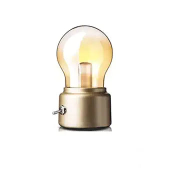 Bulb Classical Blowing Desk Lamp Decoration Light Retro Rechargeable