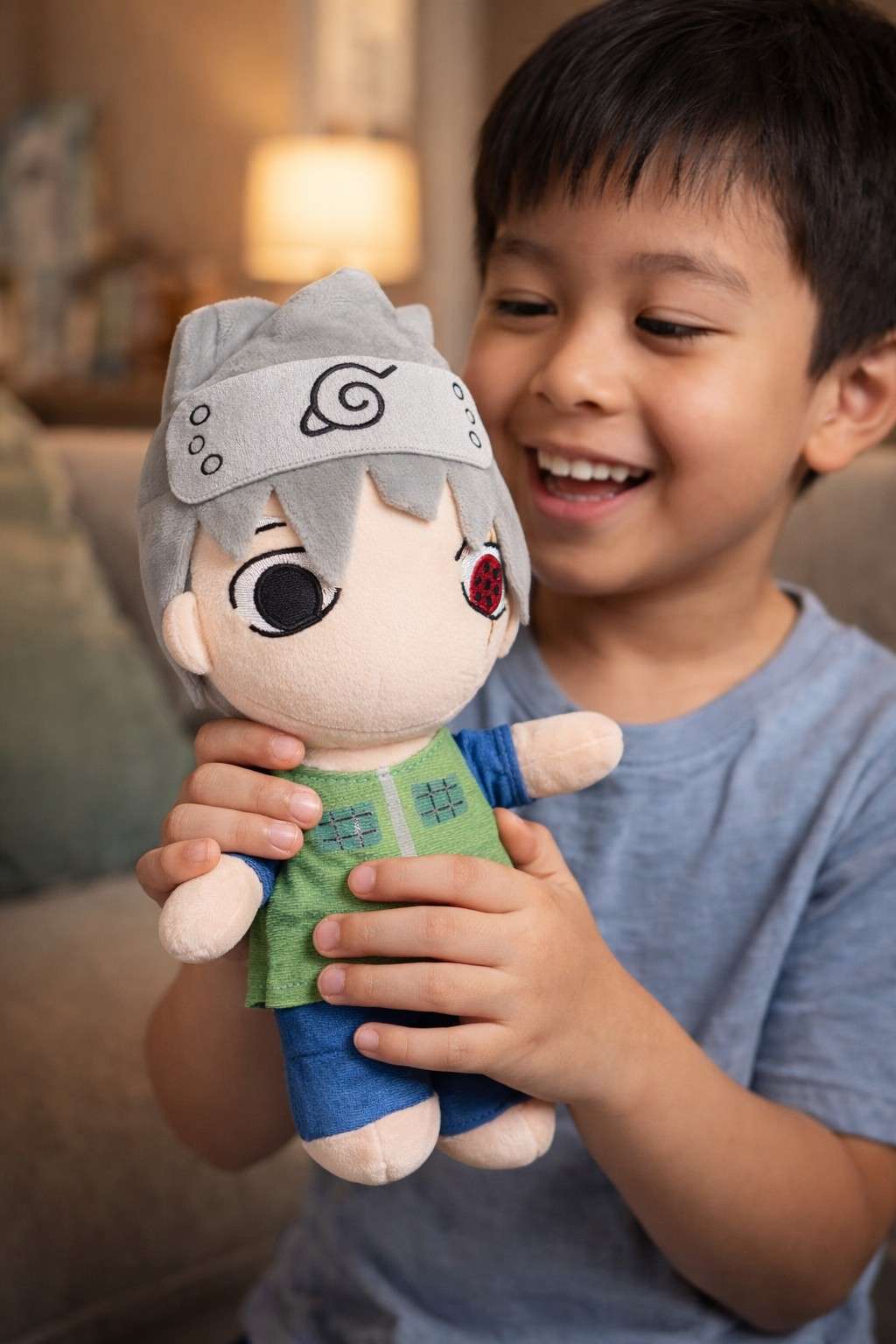 Kakashi Hatake Plush Toy for Boys, Girls & Kids – Soft Anime Naruto Stuffed Doll (30 CM)