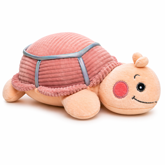Tina the Turtle Plush Toy – Cute Pink Soft Stuffed Animal for Kids, 28 cm Cuddly Soft Toy Gift for Babies Girls Boys