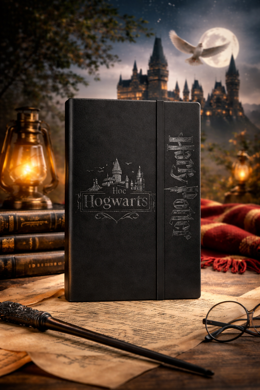 Harry Potter Diary Notebook – Premium Journal | Magnetic & Elastic Closure | Compact 11x7 cm | Smooth Writing Pages | Gift for Kids & Fans |Random 1 pcs