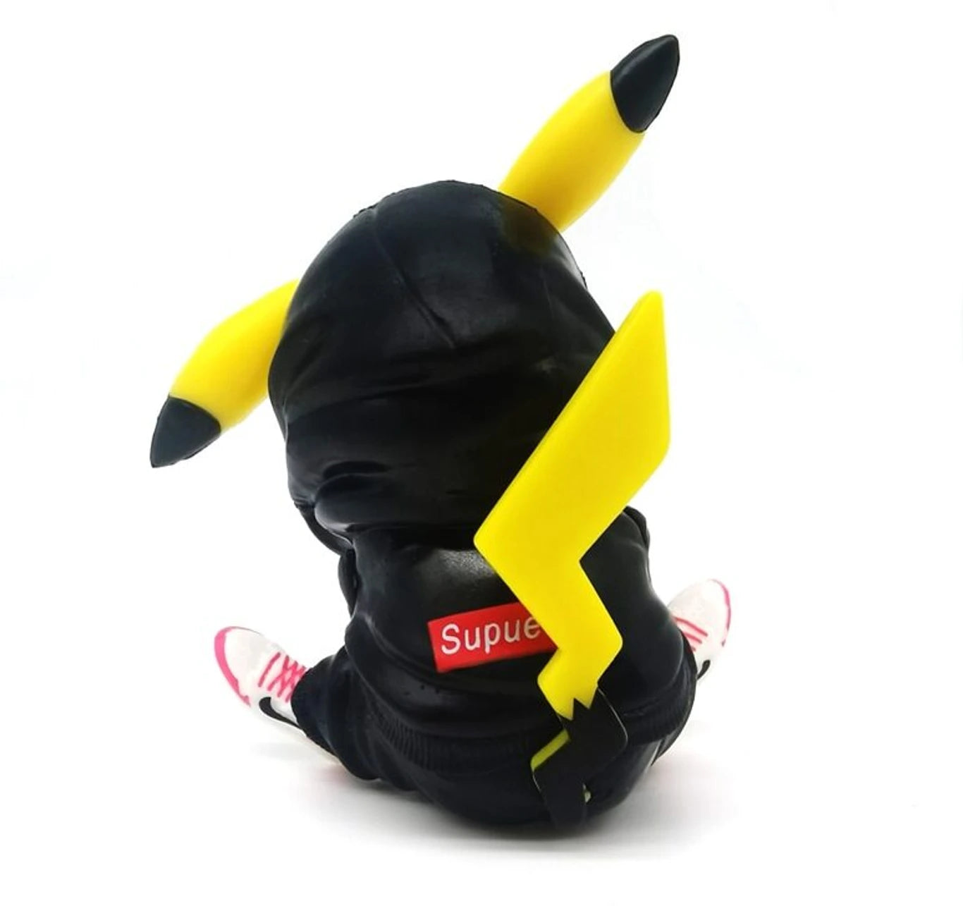 Pikachu Figurine with Hoodie – Cute Cartoon Pikachu Mini Collectible Toy for Desk, Car Dashboard & Room Decoration
