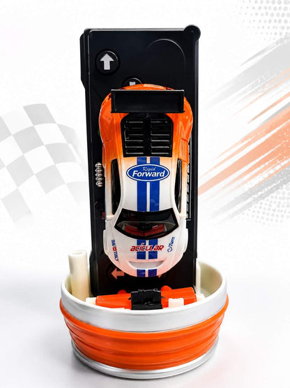 Mini Remote Control Car with Can-Shaped Storage Box | Rechargeable RC Racing Car with Built-in Charging Cable | Portable Toy Gift for Kids( NO COD AVAILABLE)