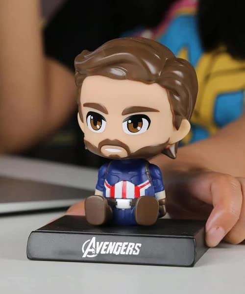 Captain America PVC Bobblehead + Phone Holder | MCU ; Avengers |