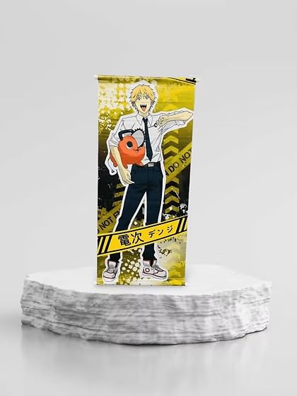 Anime Wall Scroll – 29.13 x13.77 Inche Hanging Scroll | Smooth, Anti-Wrinkle, Wear-Resistant | Art Decoration for Bedroom, Living Room, Office