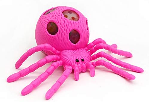 Random Color Spider Squeeze Ball – Stress Relief Fidget Toy