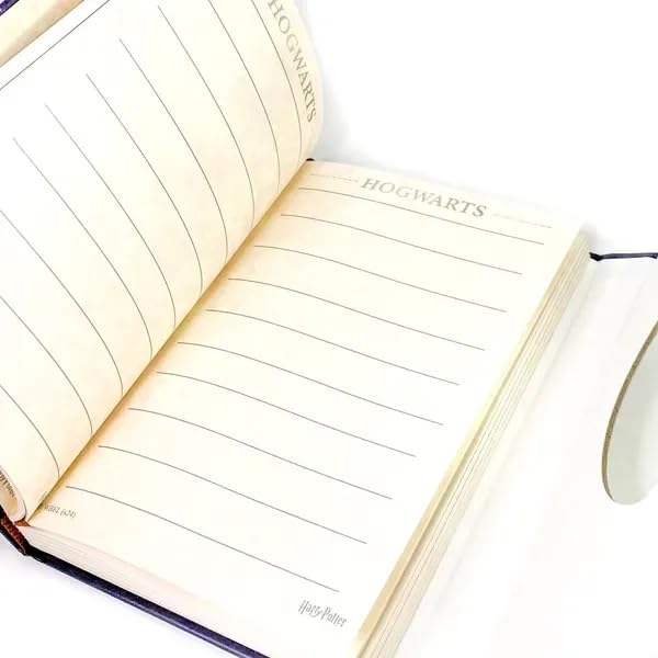 Harry Potter Hard Cover Journal Diary Notebook | Rustic Red Look | Wizard Kid Memorabilia | Potter Heads | Magnetic Cover| 115x168x20 mm, 192 Pages (Draco)