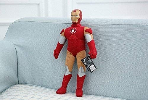 Iron Man Plush Toy 45cm – Red & Gold Soft Stuffed Superhero Doll for Kids, Boys & Girls | Premium Gift (COD NOT AVAILABLE )