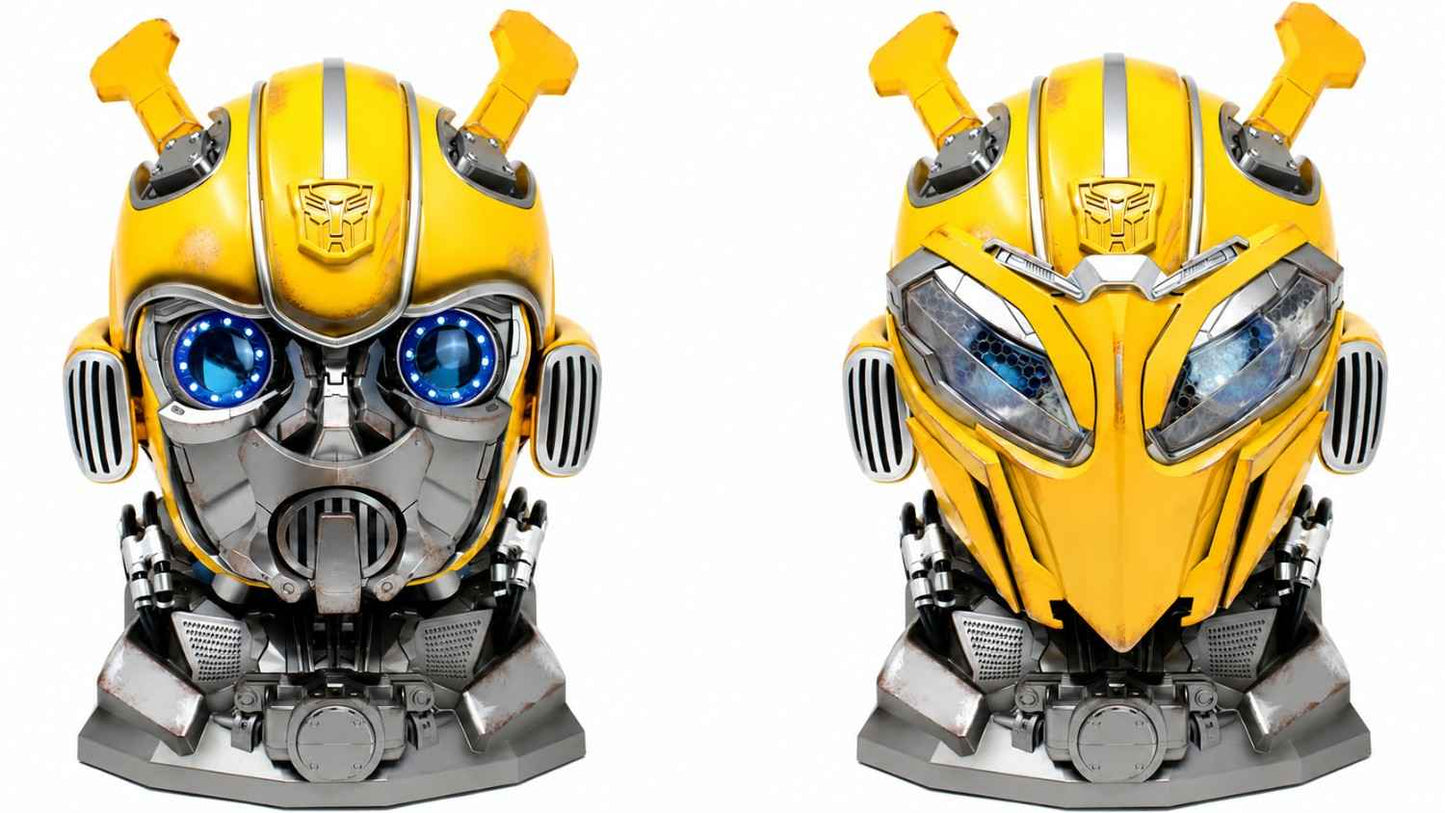 Transformers Bumblebee Wearable Helmet | LED Light-Up Eyes | Premium Collector Edition ( COD NOT AVAILABLE)