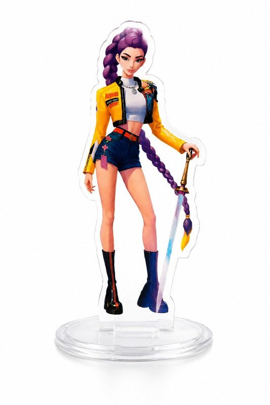 K- Pop Demon Hunters Acrylic Standee Figure 15cm (Rumi)