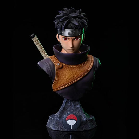 Naruto Shisui Uchiha Head Anime Bust Figure – 15cm PVC Collectible Statue for Fans & Collectors