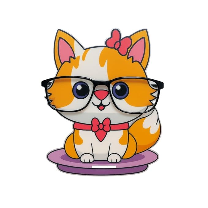 Cute Cat Eyeglass Stand Holder