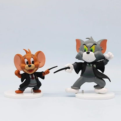 Tom & Jerry Superhero & Wizard Collection | Set of 2 Collectible Figurines