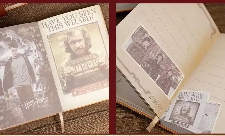 Harry Potter- 3D Picture Changing Notebook | Magical Harry Potter Inspired Journal | 128 Sheets | Moving Image Cover | Premium Gift Diary for Fans & Collectors