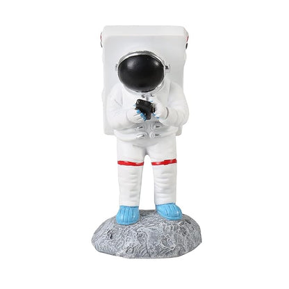 Astronaut Phone Holder - Space Man Cell Phone Stand, Cute Phone Grip, Resin Desk Phone Holder