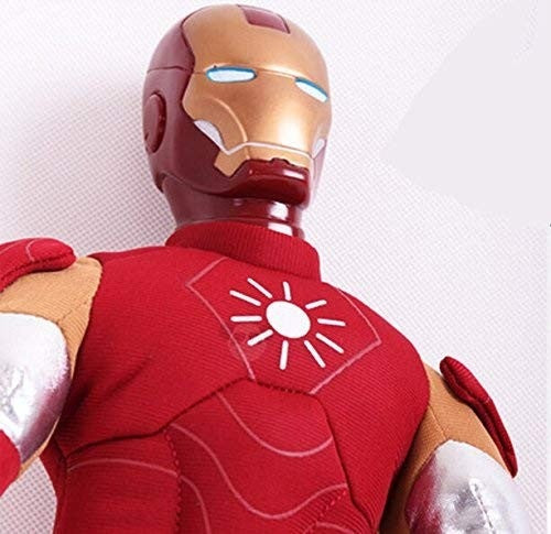 Iron Man Plush Toy 45cm – Red & Gold Soft Stuffed Superhero Doll for Kids, Boys & Girls | Premium Gift (COD NOT AVAILABLE )