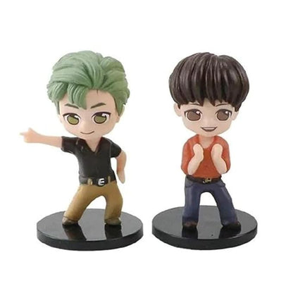 Bts Retro Set Of 7 |7 Cm|| Limited Edition Collectible Action Figure