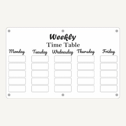 Magnetic Whiteboard Weekly Planner & to Do List | Double Sided Dry Erase Board