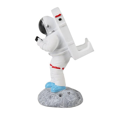 Astronaut Phone Holder - Space Man Cell Phone Stand, Cute Phone Grip, Resin Desk Phone Holder