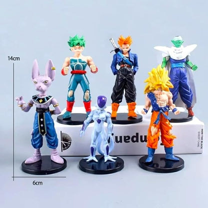 Dragon ball Z Action Figure Limited Edition Figure Manga Toy Collectible (DBZ Picolo Set of 6)